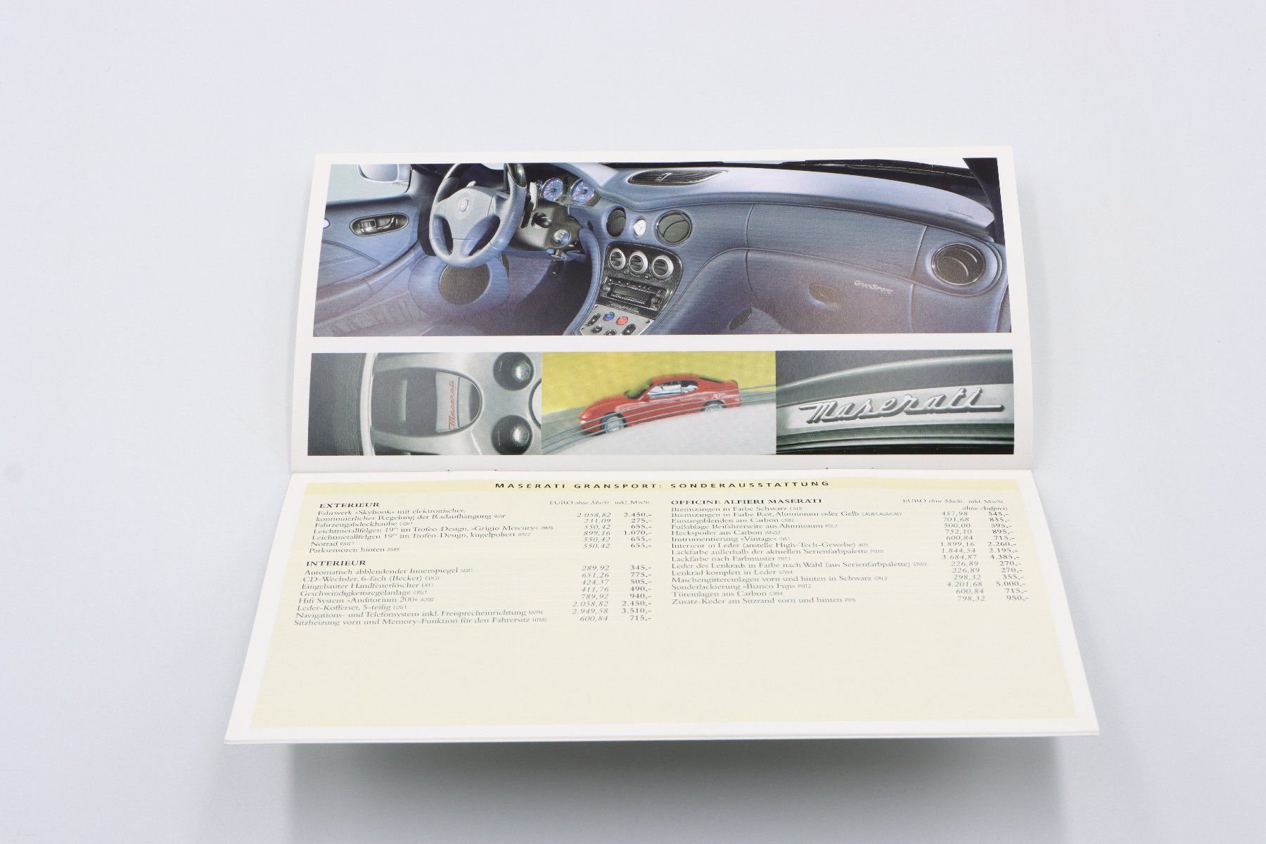 Maserati Dokumente: Maserati Modellinformationen & Preise 2007 Prospekt – Gebraucht aus Bühl b.Aarberg von Collectorpassions 7