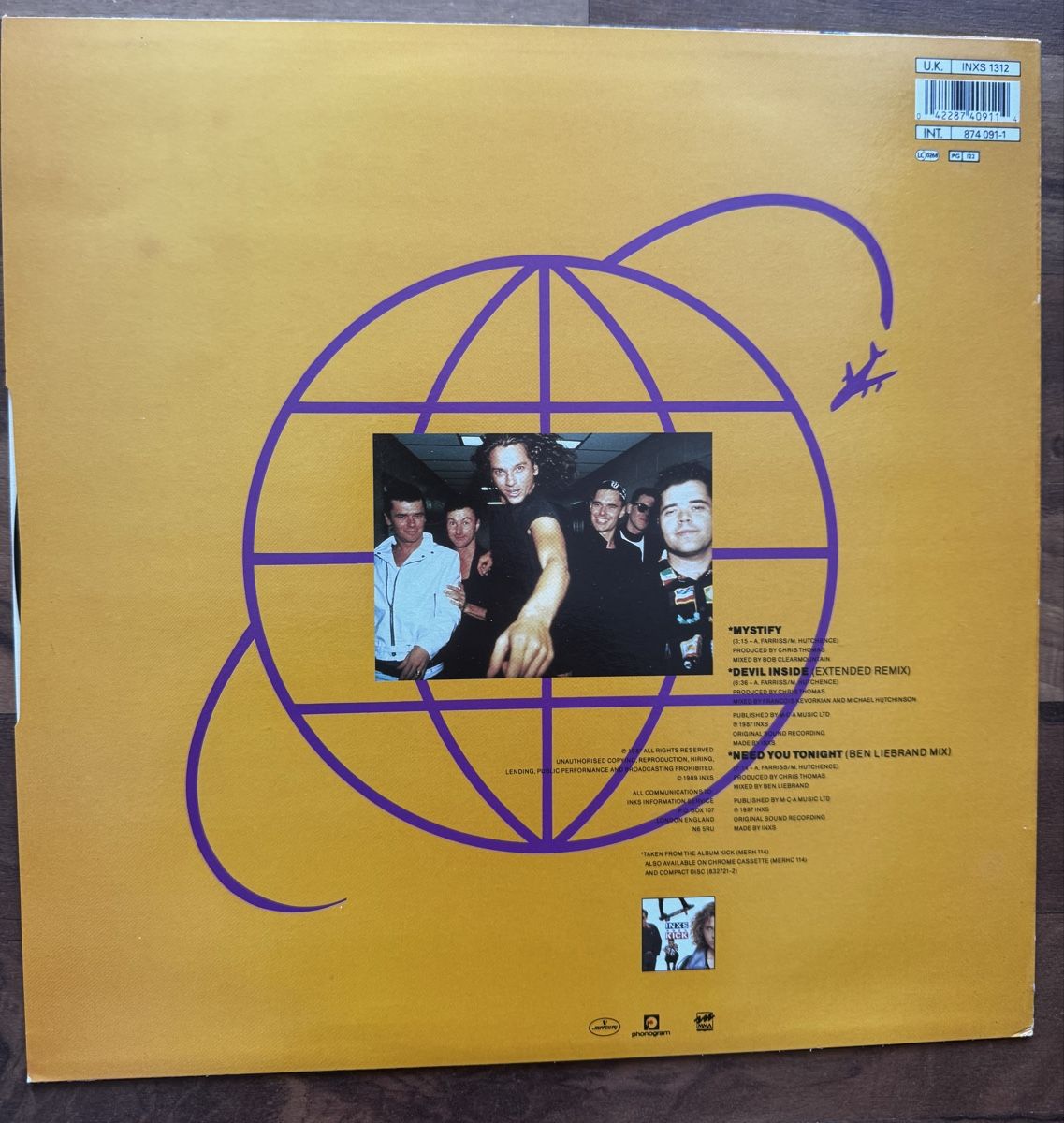 Dischi in vinile: INXS -  Mystify - 12" Maxi - 80s – Usato da Rorbas venduto da BlackstarRecords 1
