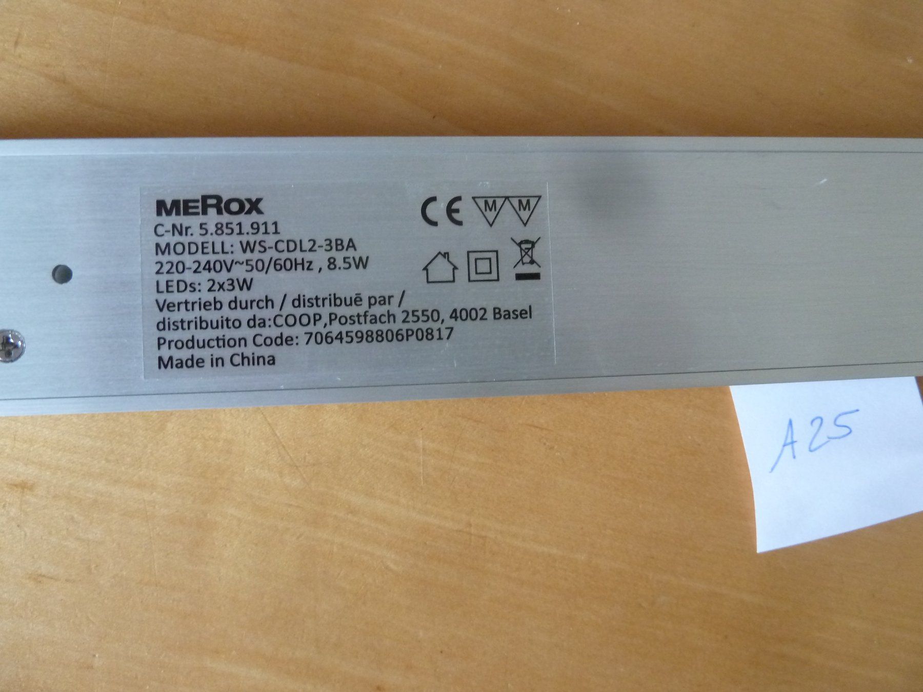 Lampade: LED MEROX Leuchte (A25) – Usato da Ueken venduto da dale02 1