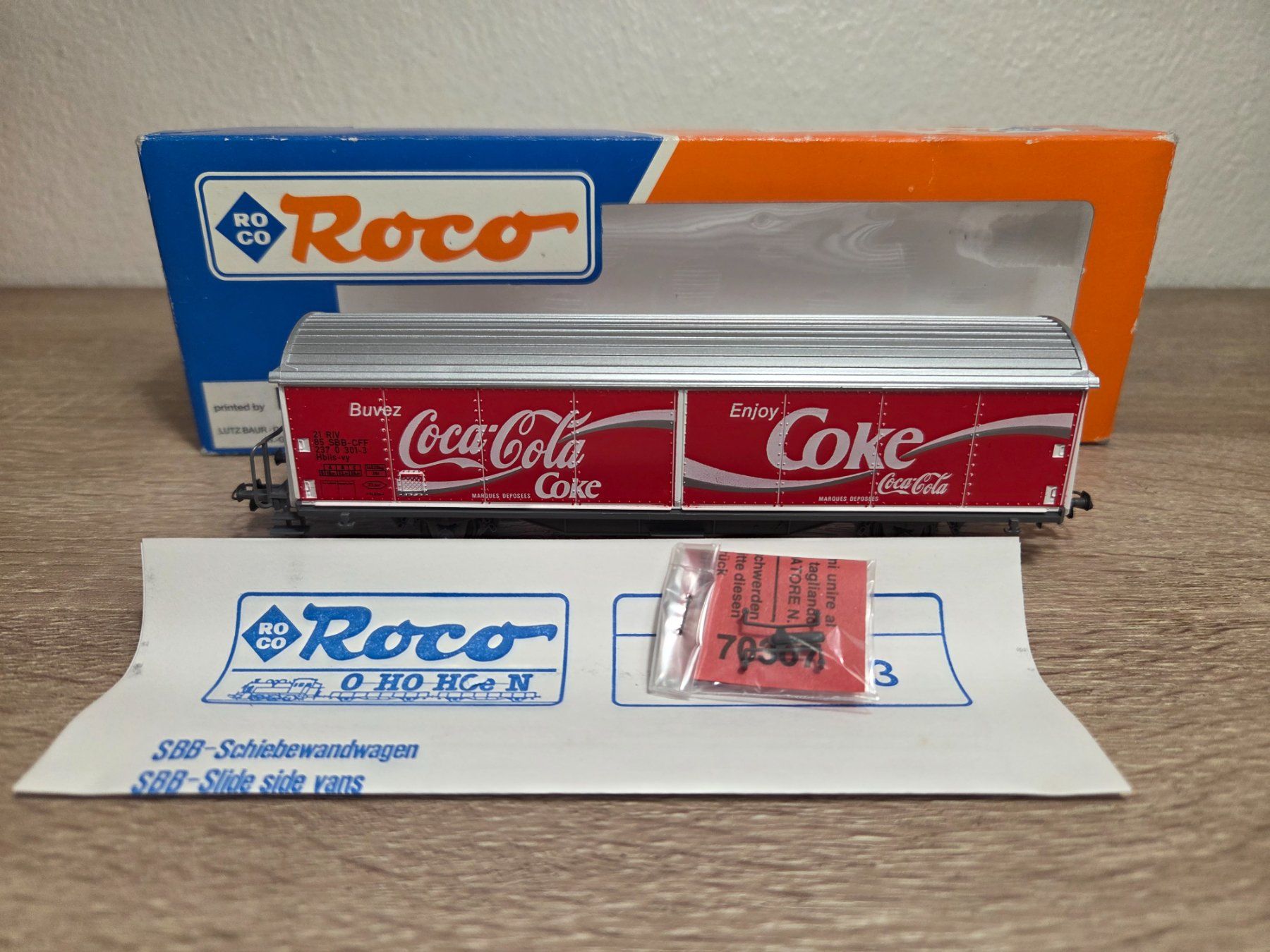 Roco Modellini di ferrovie: Roco 291026 Güterwagen Coke SBB H0 – Nuovo e nell'imballaggio originale da St-Aubin-Sauges venduto da Lo_Go 5