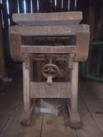 Hobelbank Hobelmaschine antik