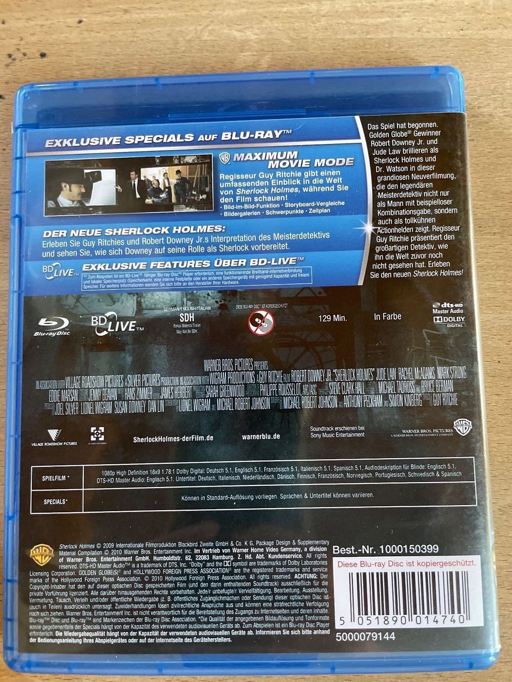 Tutti i DVDs: Sherlock Holmes Blu-ray – Usato da Dettighofen (Lengwil) venduto da Dolol 1