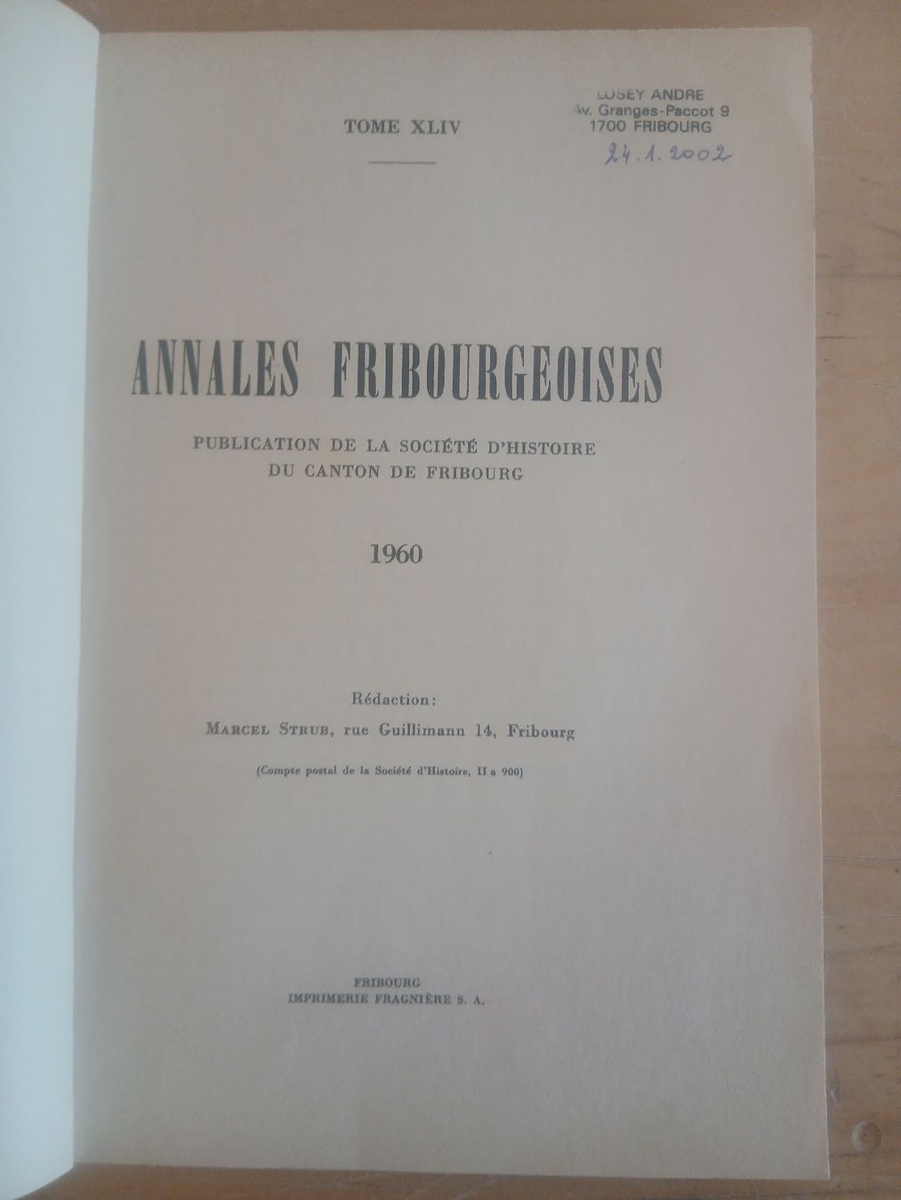 Libri: Eglise Saint-Laurent, Estavayer  – Usato da Belfaux venduto da frifri500 1