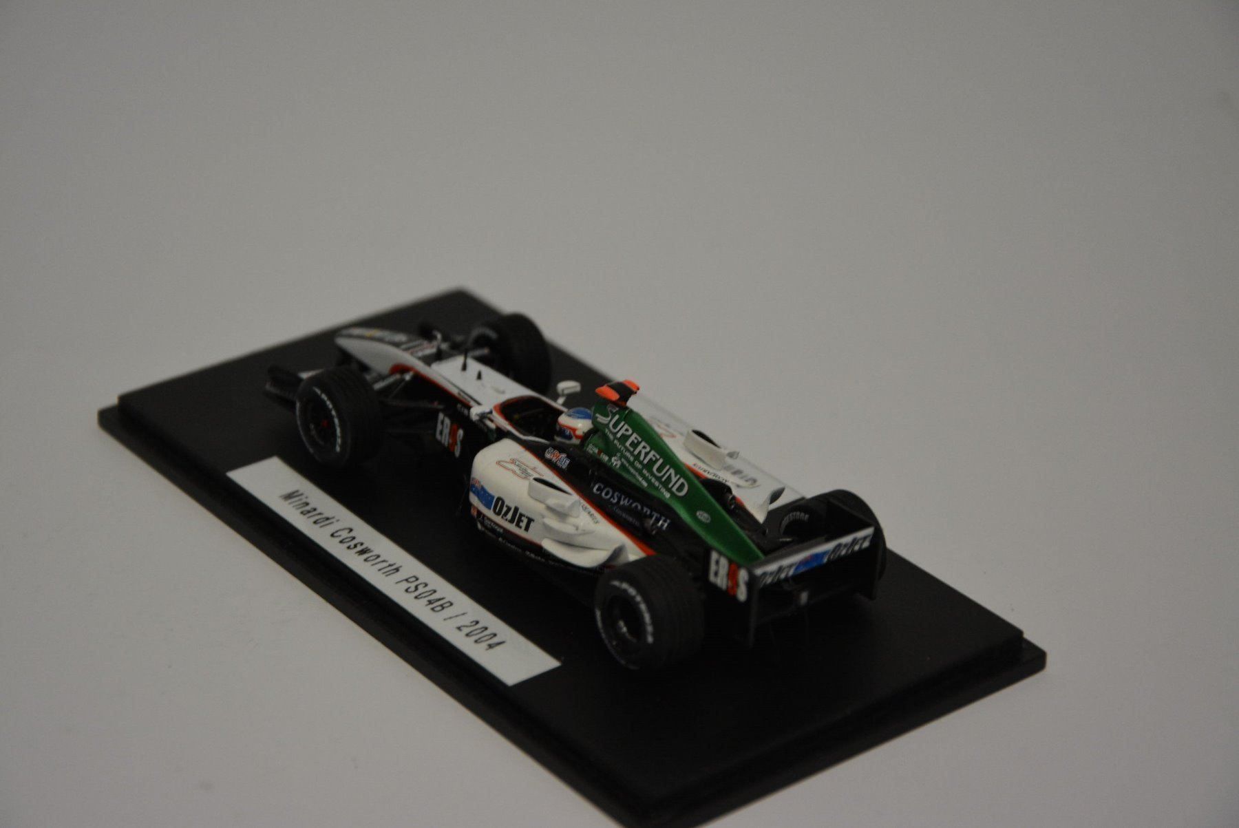 Minardi Modellini d'auto: Minardi Cosworth PS04B 2004 , 1:43 – Nuovo e nell'imballaggio originale da Goldach venduto da Feivel9 6