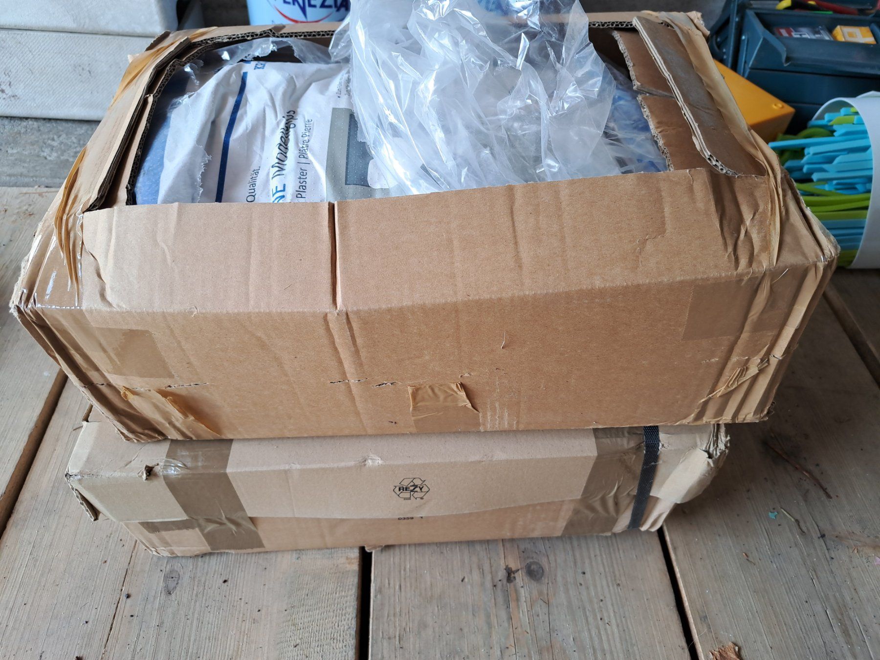 Füllmaterial: 2 Säcke Modellgips à je 25 Kg – Gebraucht aus Meggen von Ricardokoch 2