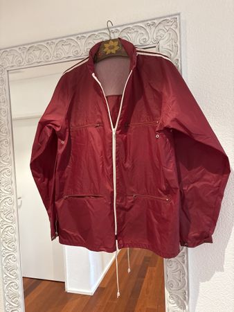 Regenjacke, bordeauxrot, Grösse XL