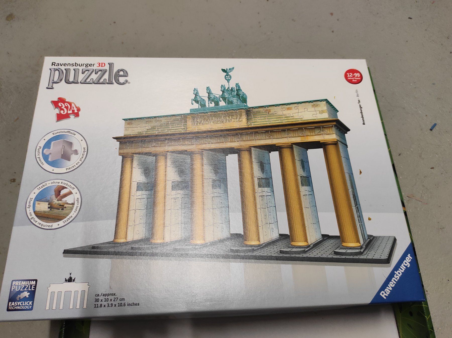 Ravensburger Puzzle: 3D Puzzle Brandenburger Tor, Berlin, Ravensburger – Nuovo e nell'imballaggio originale da Silvaplana venduto da Suomi3101