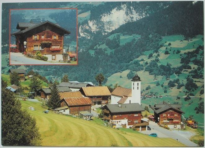 Cartes postales: OBERSAXEN Restaurant St. Martin – D'occasion à Jona par philajona