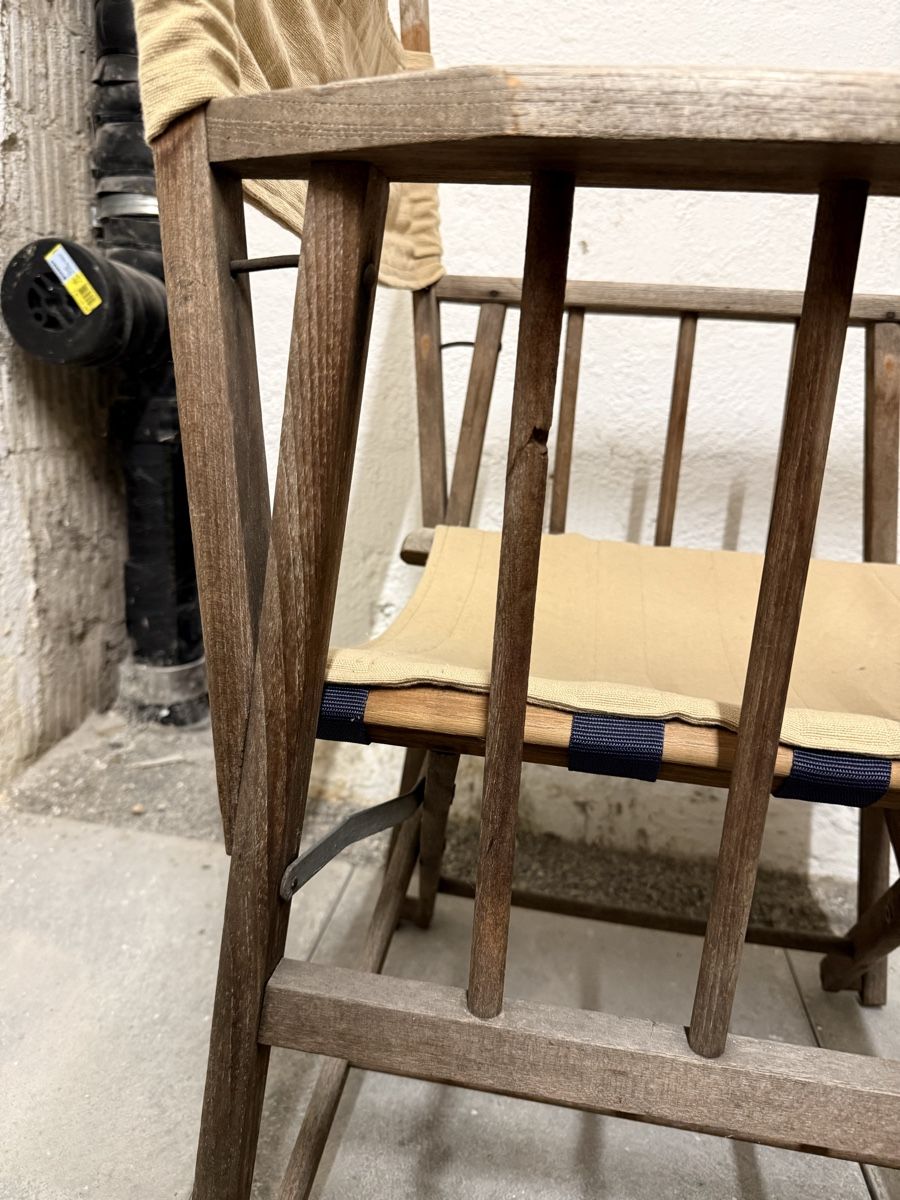 Poltrone: Fauteuil pliant toile bois – Usato da Kloten venduto da Mumiiin 6