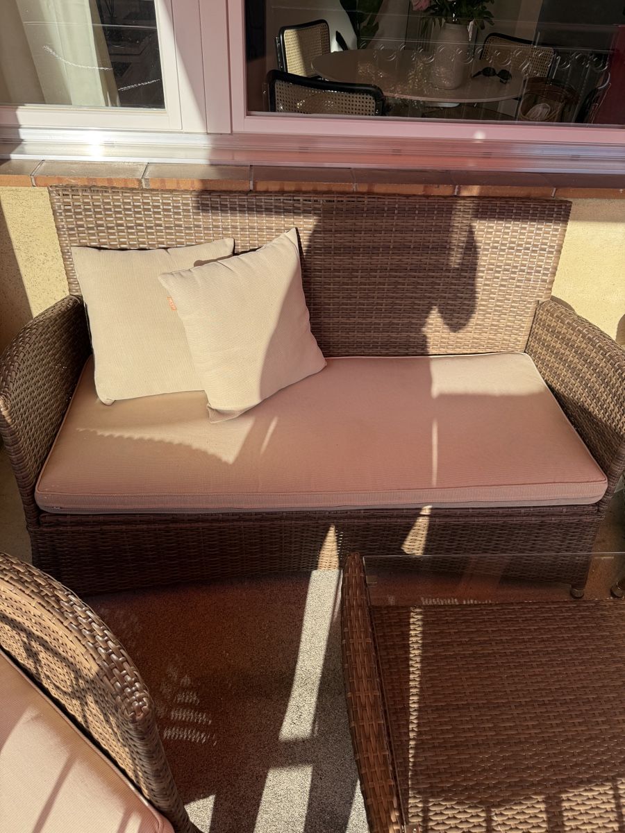 Divani: Lounge Set Rattan  – Usato da Zürich venduto da mag_crp7 1