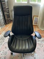 Chaise de bureau 100% cuir véritable Pfister - Excellent.