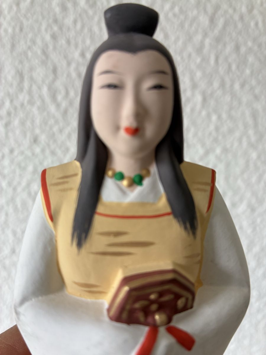 Figuren: Japon,antique puppet en argile – Gebraucht aus St-Aubin-Sauges von asianart