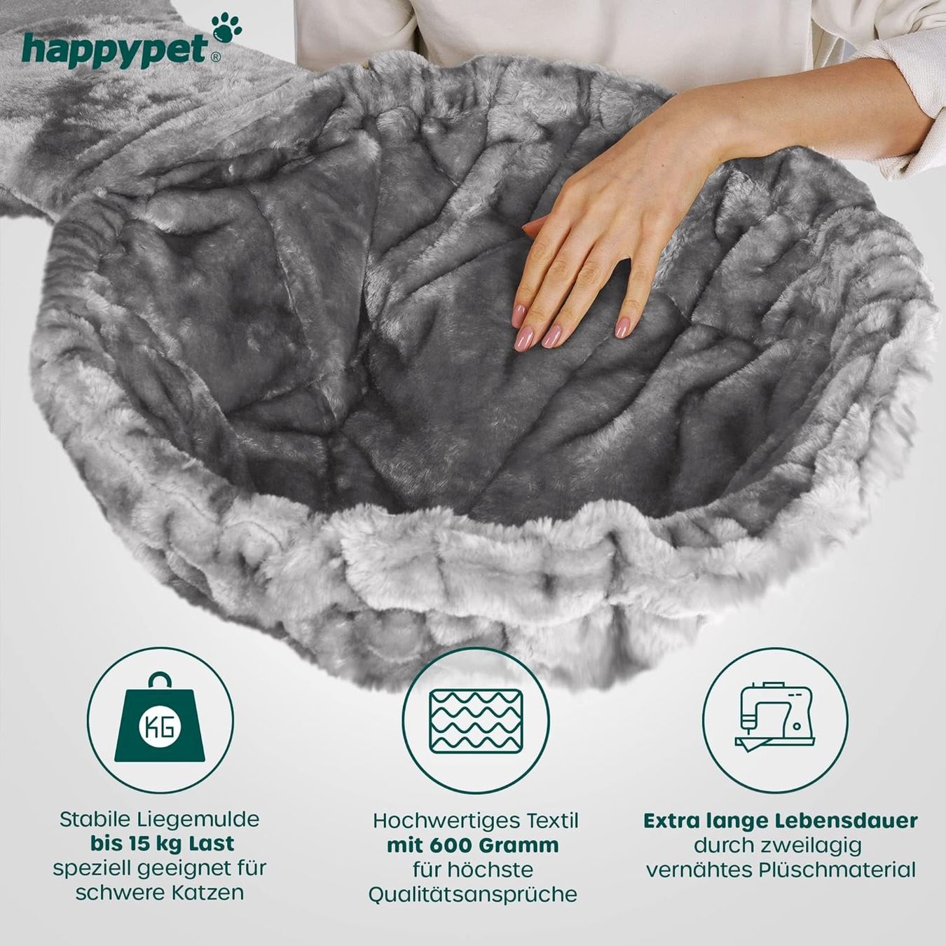 Tiragraffi: HAPPYPET Oscar Premium Kratzbaum 161cm – Nuovo e nell'imballaggio originale da Bottighofen venduto da zaap 3