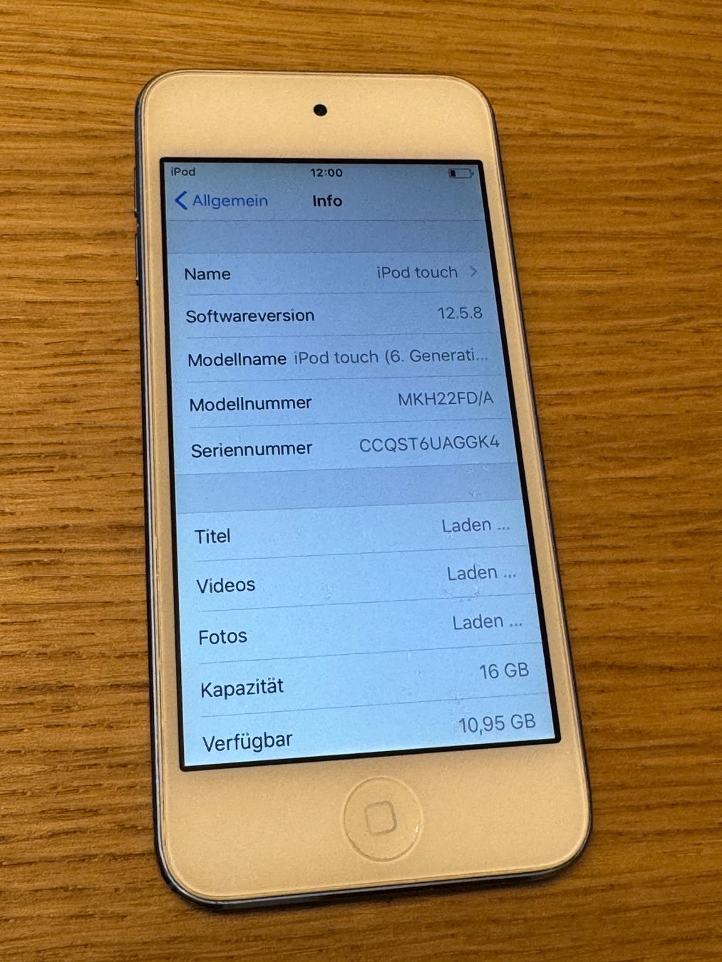 Apple Lecteur media portable: iPod Touch 6th gen – D'occasion à Zollikofen par lagavulin03 2
