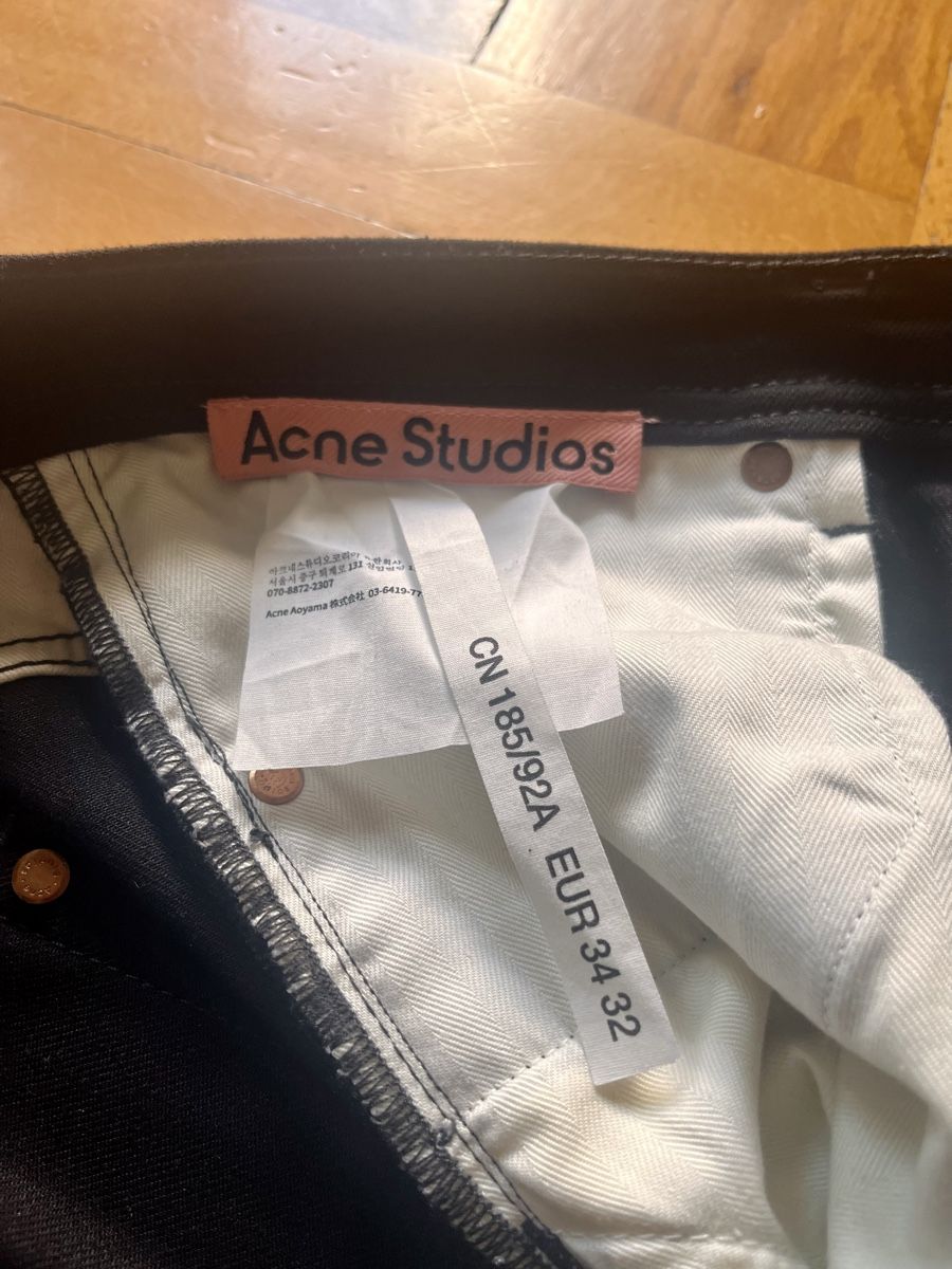 Jeans: Acne Studios River Jeans Black - W34L32 – Usato da Zürich venduto da sundance_kid 3