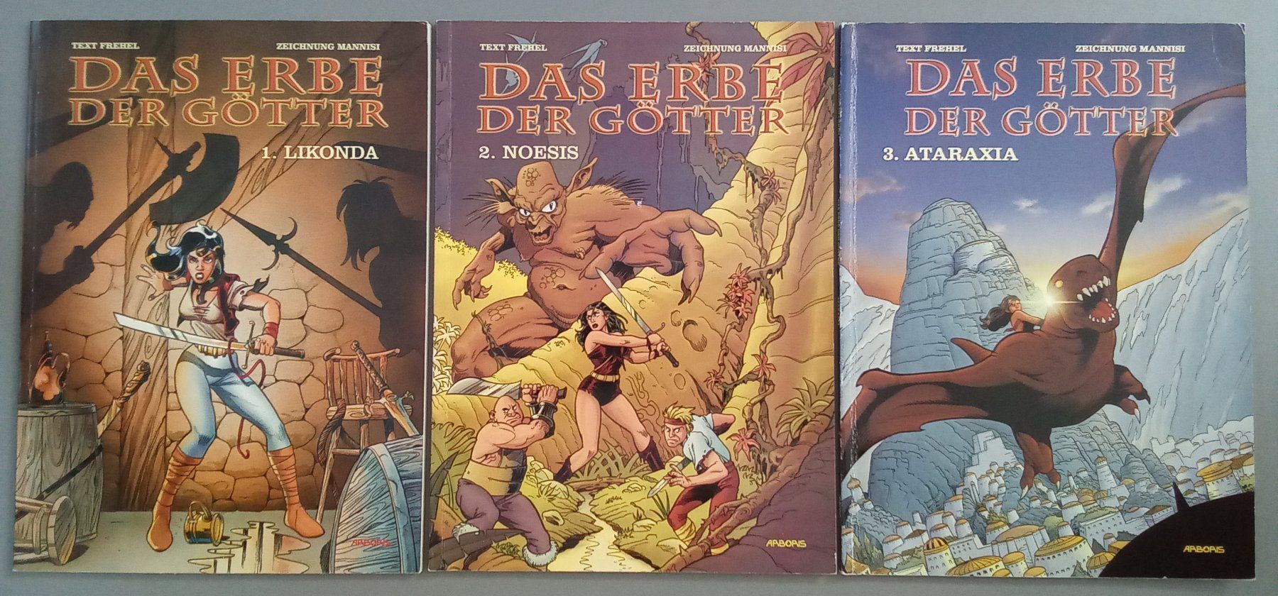 Comics: Das Erbe der Götter, Band 1-3 – Gebraucht aus Winterthur von andreas.leu