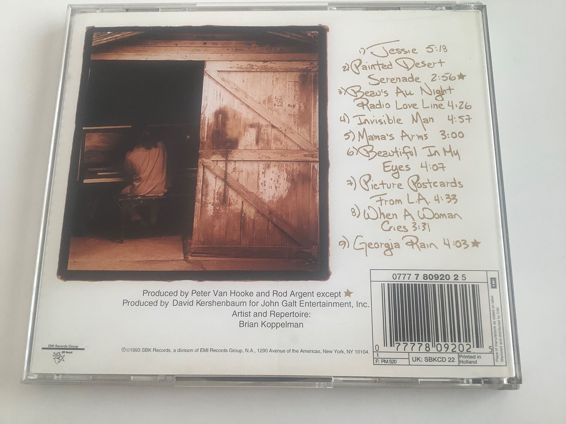 CD: Joshua Kadison / Painted Desert Serenade / 1993 – Usato da Dübendorf venduto da Shreck 1