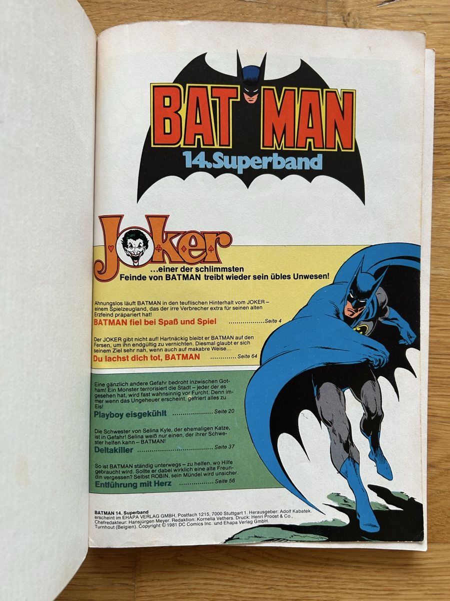 Fumetti: Batman Superband 14 – Usato da Urtenen-Schönbühl venduto da chriswaddle 1