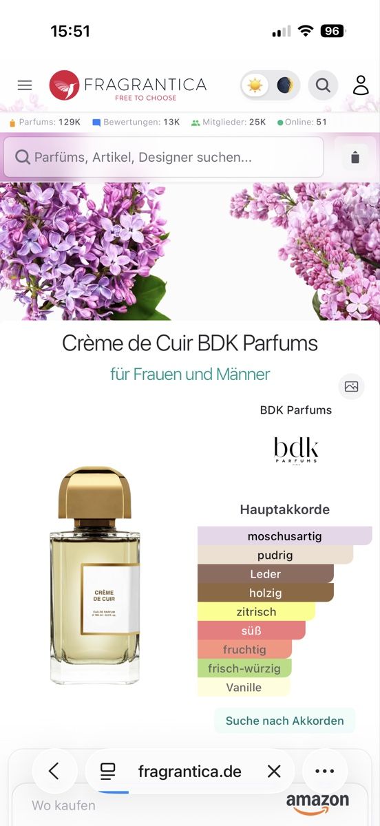 Profumi & Eau de Toilette: BDK Parfums Crème de Cuir,2 ml – Usato da Sursee venduto da nri_sbv9 1