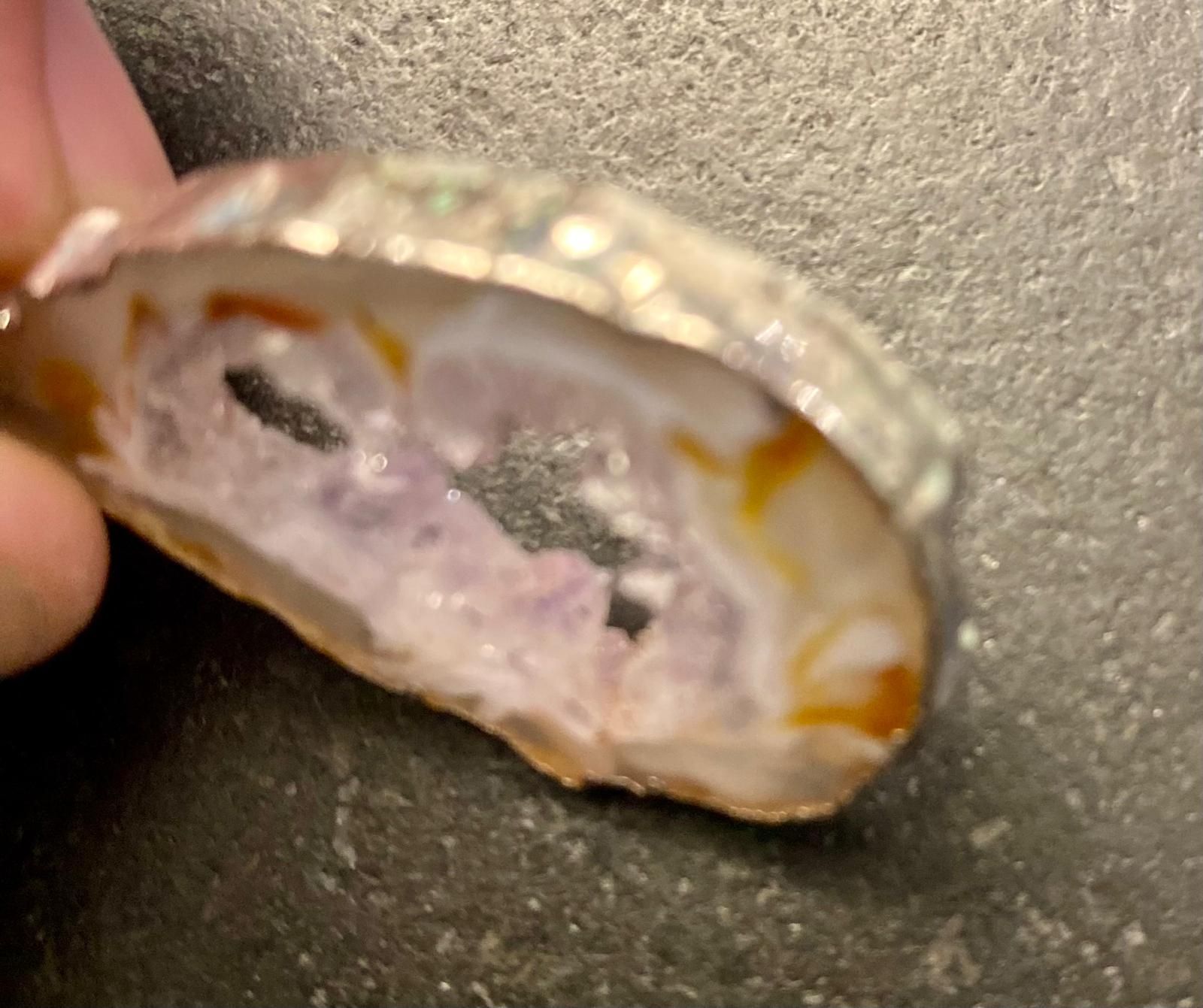 Ciondoli: Achat-Geode Druse Anhänger – Usato da Krauchthal venduto da SamsPuce 3