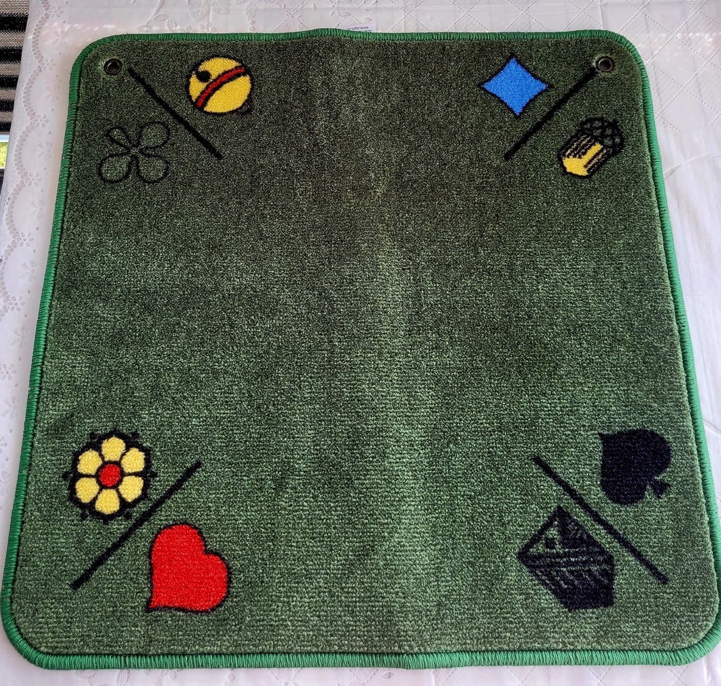 Spielmatte: Vintage Jassteppich AGM 58/58cm – Gebraucht aus Buttikon SZ von Renco 1