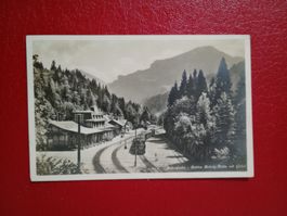 Eisenbahn Station Brünig Kulm mit Giebel 1928