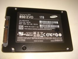 1TB ssd. Samsung 850 EVO. Details siehe Bildern.