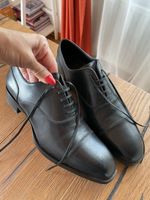 Herren-Lederschuhe schwarz Gr. 40 – Made in Italy