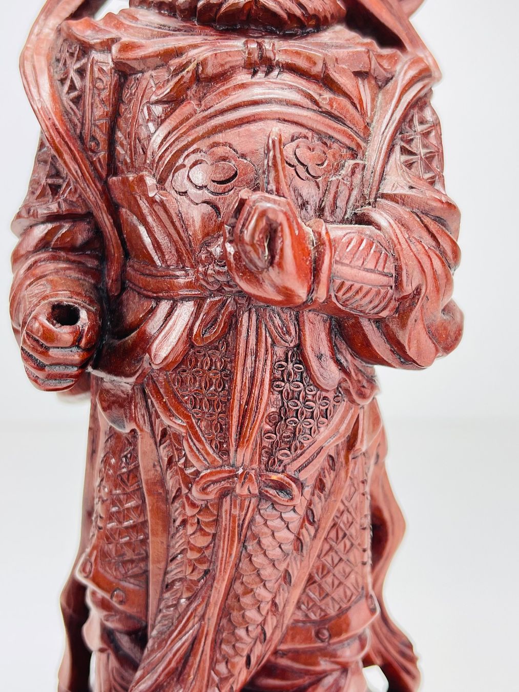Sculture & Statue: Handgeschnitzte chinesische Holzfigur, Kampfpose #1 – Usato da Zürich venduto da Arche_Brockenhaus 7
