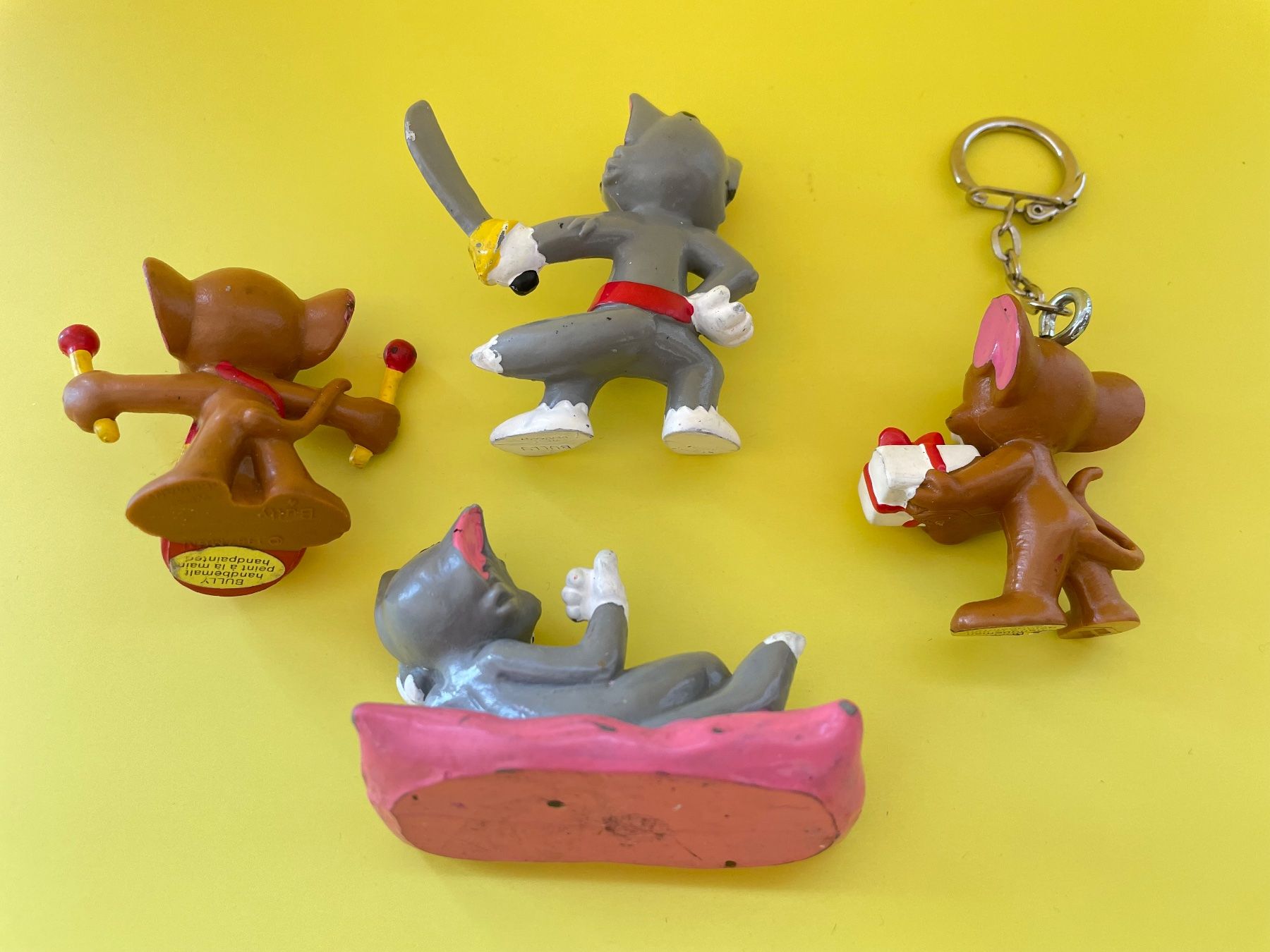 Bullyland Statuette: 4x Tom & Jerry Comic Figur 1986/2000 MGM Turner Bully – Usato da Gossau SG venduto da entwederoder 4
