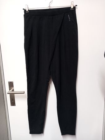 Mandala Yogahose Wickeloptik Schwarz Gr. S