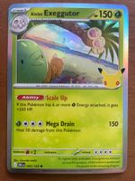Pokemon Alolan Exeggutor Holo 30 Jahre (Versand gratis)