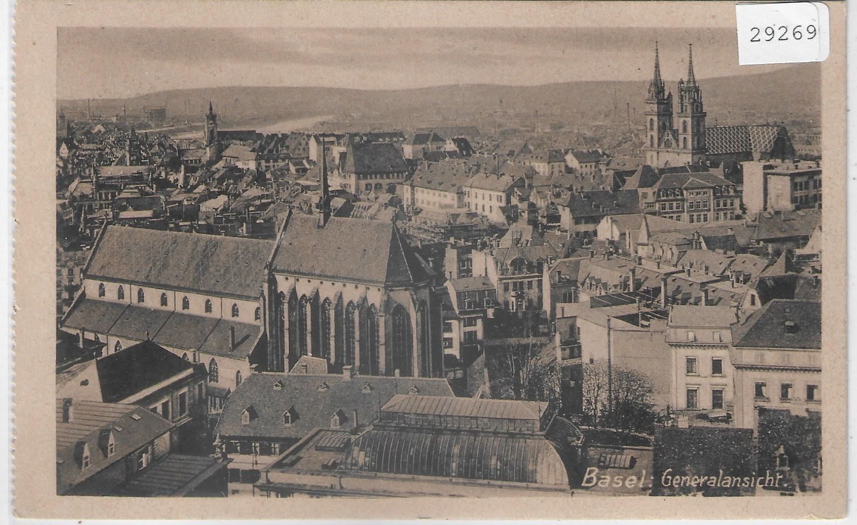 Cartoline postali: Basel - Generalansicht - Stempel: – Usato da Ettingen venduto da Kartenplanet
