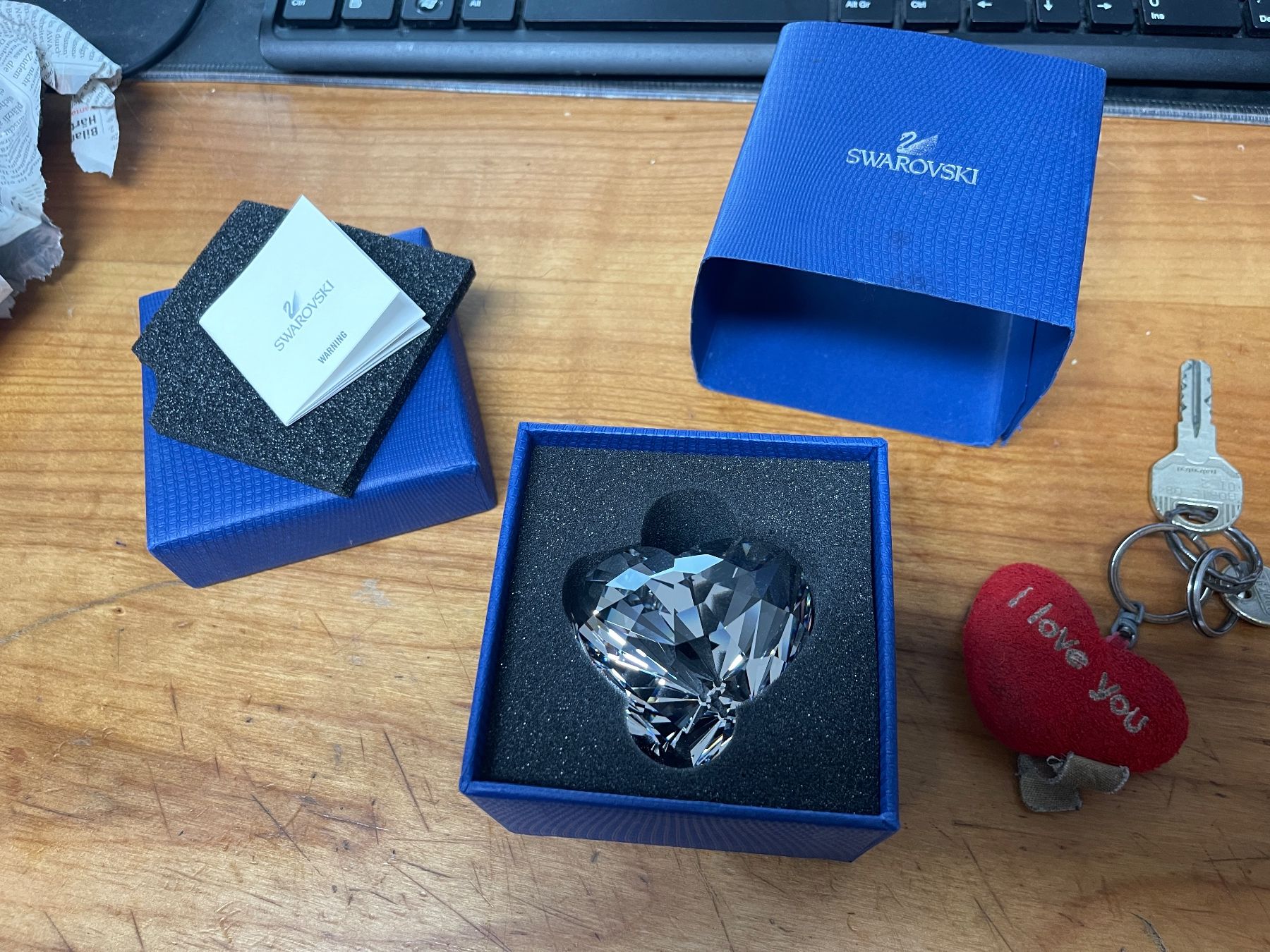 Swarovski Tutte le decorazioni: Swarovski Brillantes Herz ( 6.5cm x 5cm x 5cm ) – Nuovo e nell'imballaggio originale da Weinfelden venduto da ice_heart_xx 7