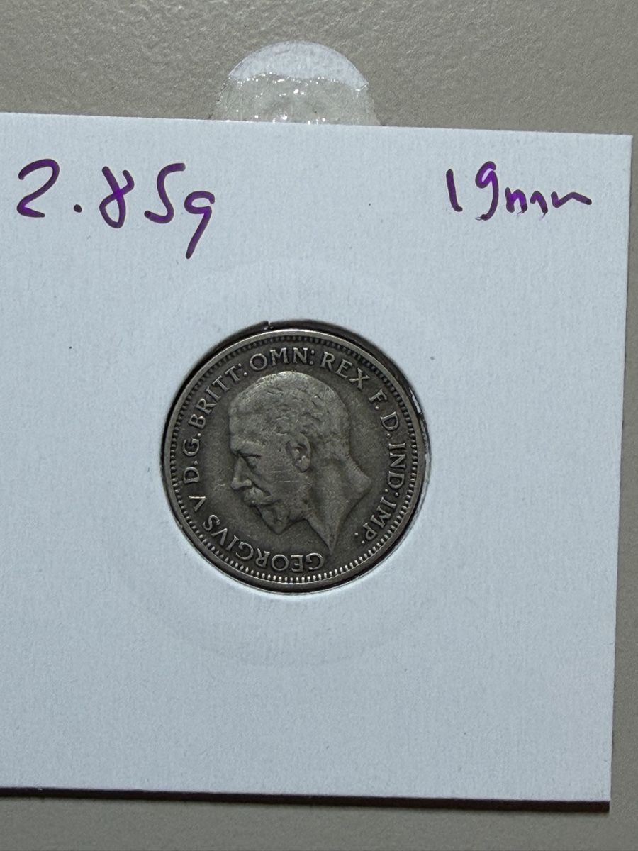 Tutti le monete: GB - 6 pence - 1935 - Georges 5 - AG – Usato da Payerne venduto da Mike1682 1