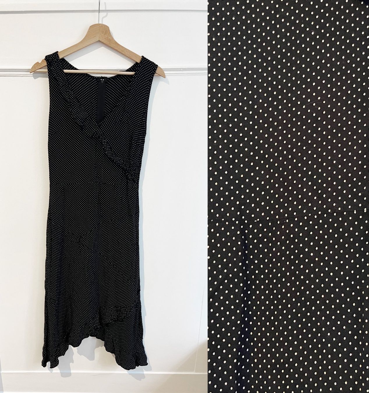 H&M Vestiti: Asymetrisches Kleid Sommerkleid Punkte Polka Dots – Usato da Zürich venduto da its-love
