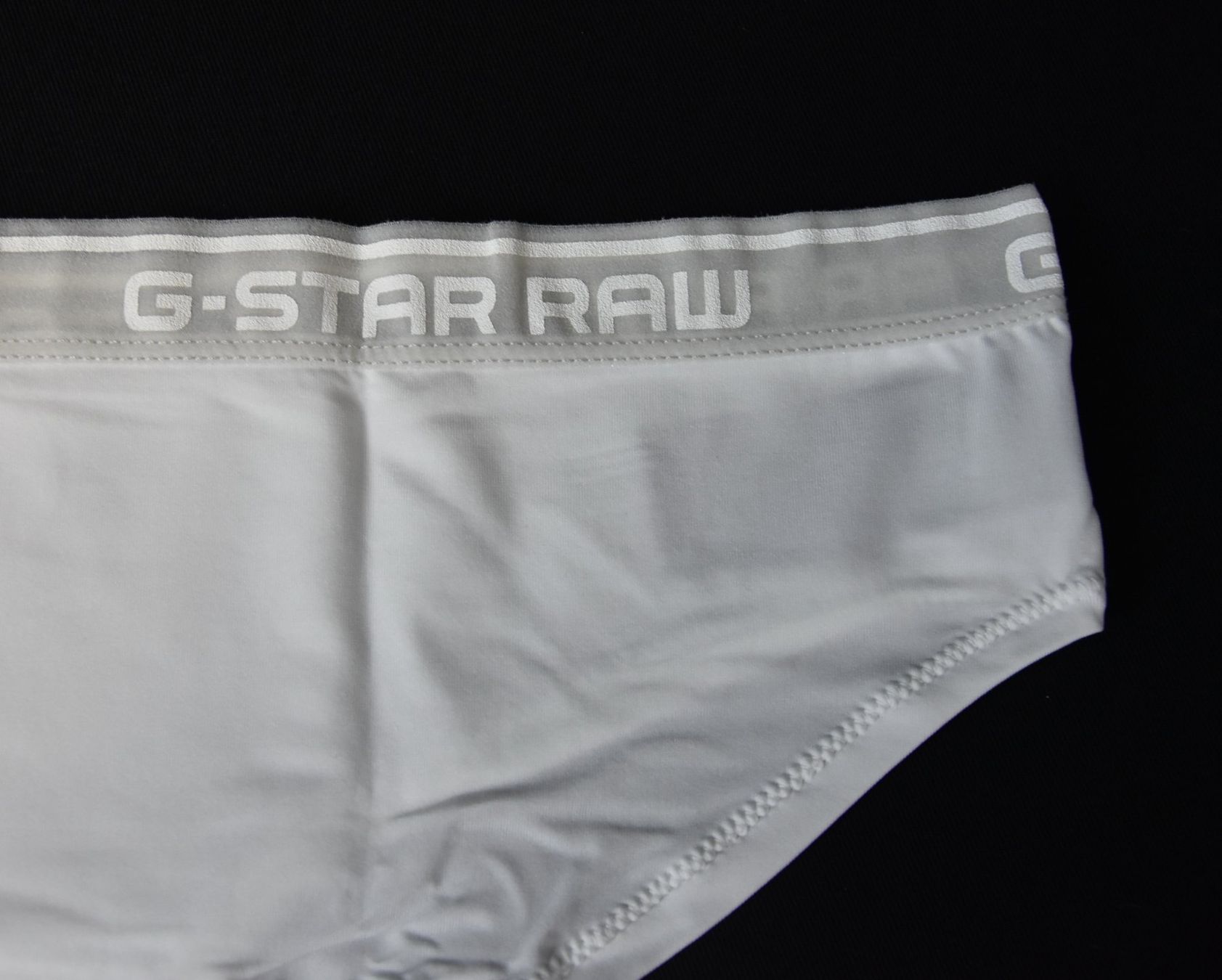 Sonstige Unterwäsche: G-STAR RAW Damen Slip Basic-Brief 3er Pack Strech weiss/Gr.L – Neu und originalverpackt aus Wohlenschwil von EddieS-Outlet 4