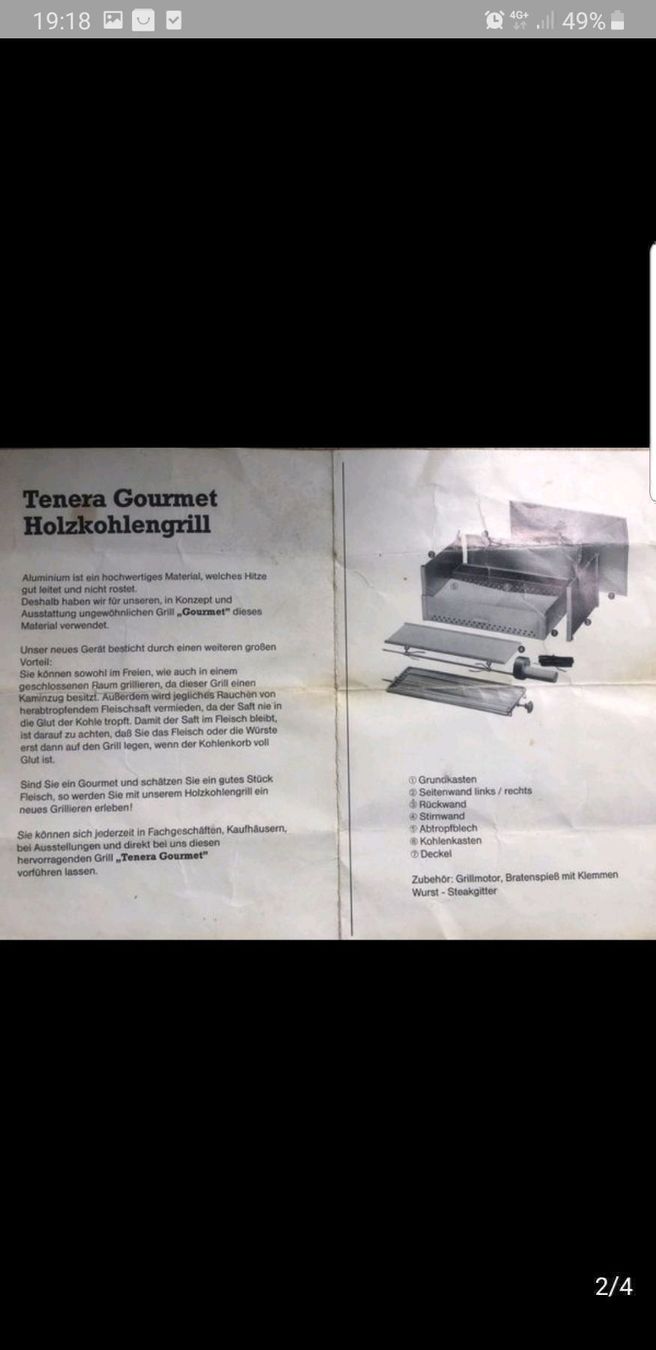 Griglie: Tischgrill Campinggrill – Nuovo e nell'imballaggio originale da Langenthal venduto da Physycer0 8