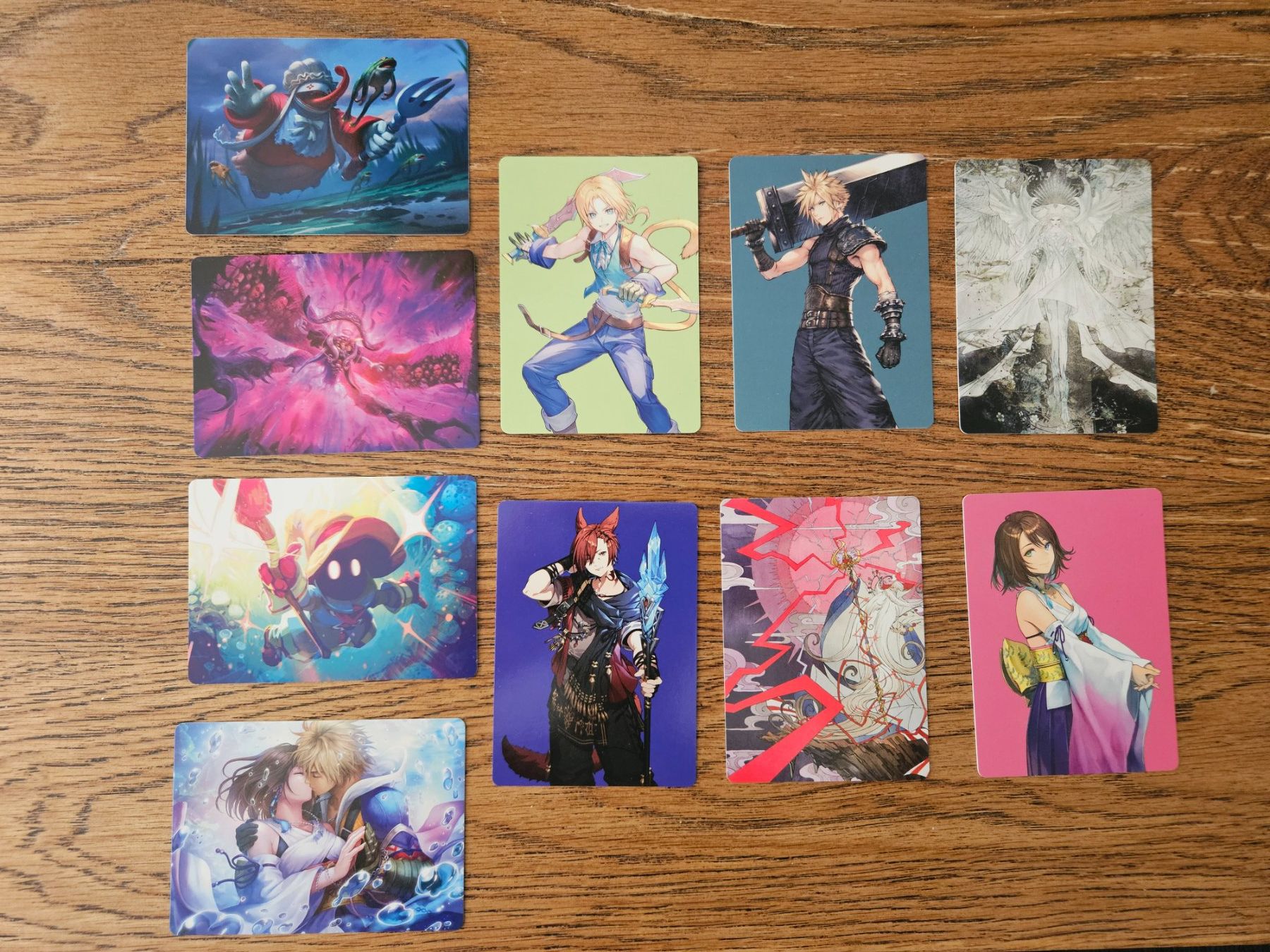 Magic The Gathering Carte collezionabili: Final Fantasy Art Series 10 verschiedene Karten – Usato da Niederwangen BE venduto da simonsagt