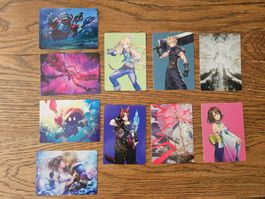 Final Fantasy Art Series 10 verschiedene Karten