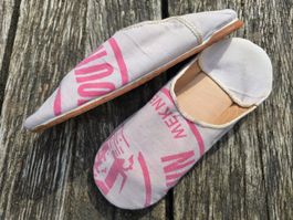 Babouches: Stoff (37)-Sale