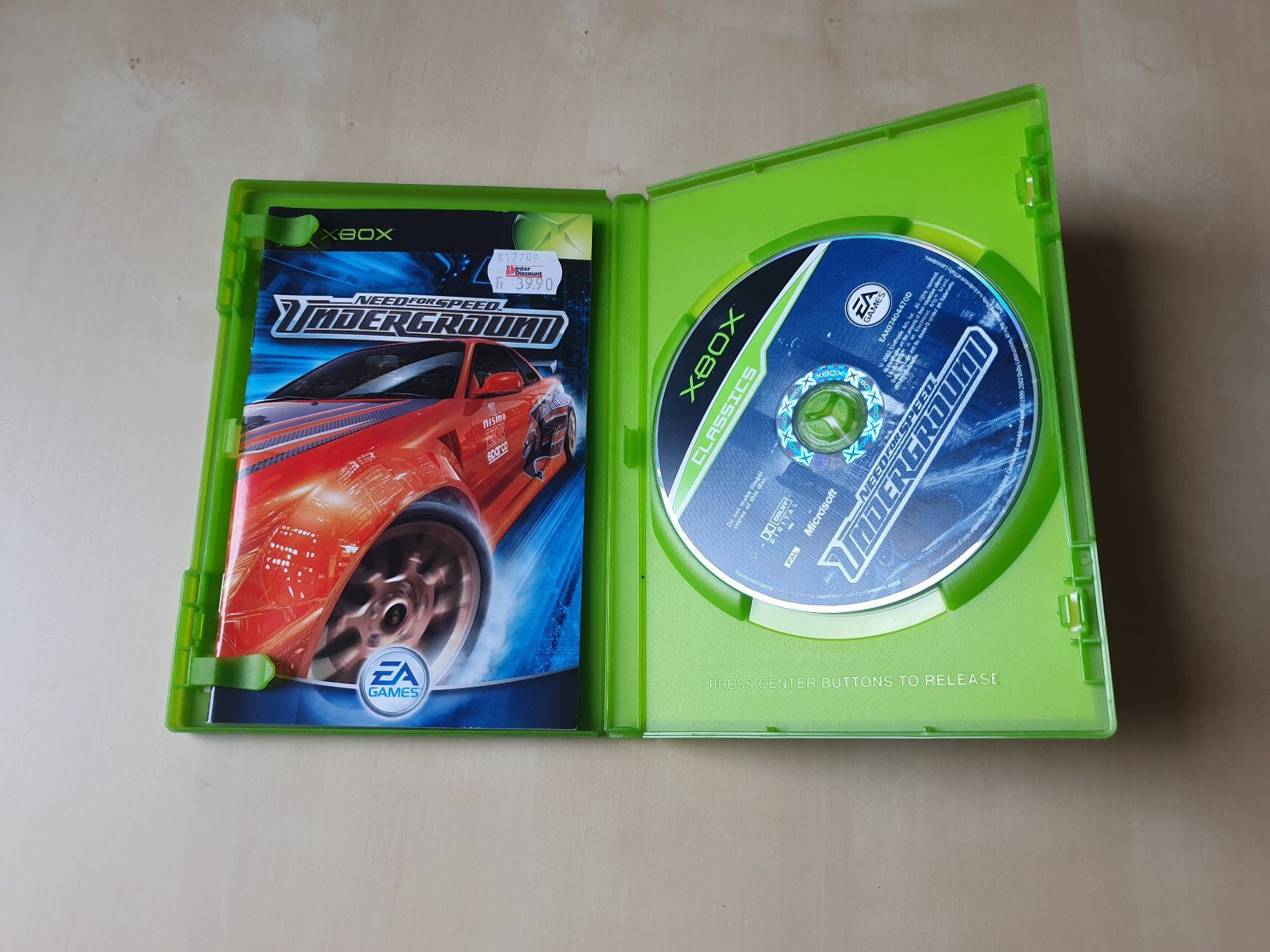 Microsoft Giochi: Need for Speed Underground FRA – Usato da Stansstad venduto da collectorsshop 2