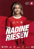 Nadine Riesen Autogramm handsigniert Schweiz 2025 NEU