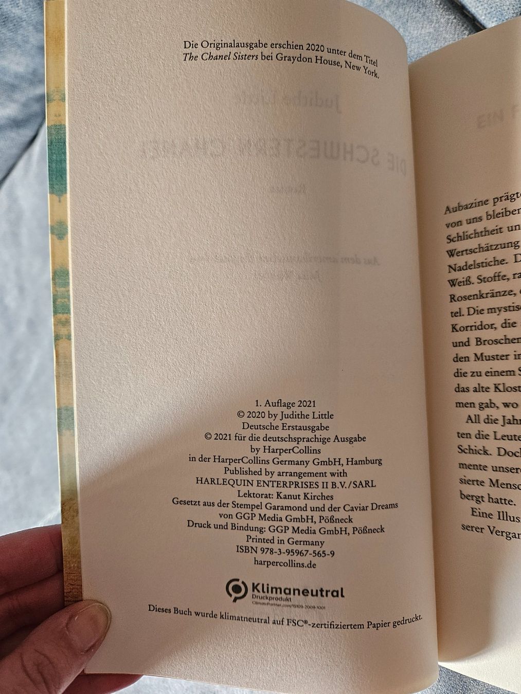 Libri: Judithe Little: Die Schwestern Chanel – Nuovo (secondo la descrizione) da Bern venduto da Oloui 3