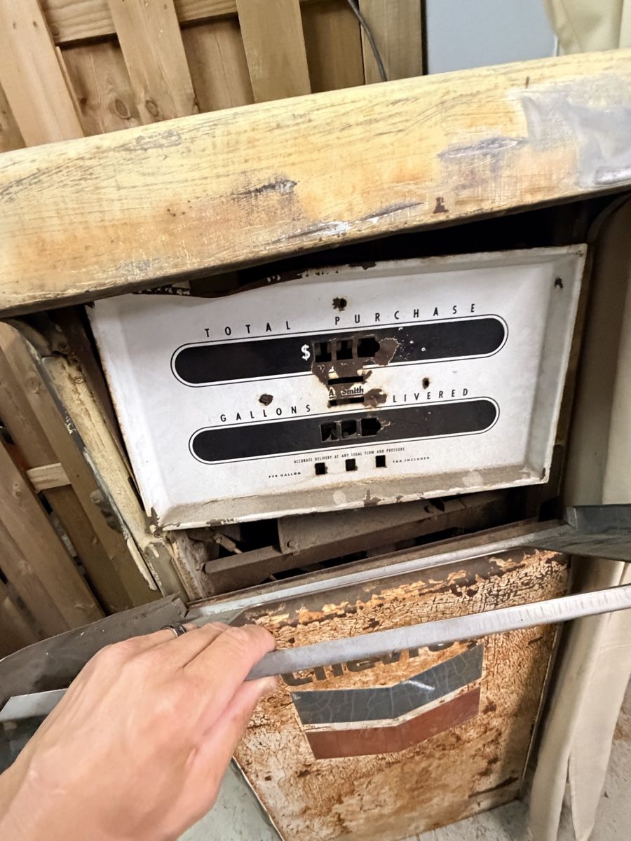 Altre raccolte & rarità: Tanksäule Vintage aus USA – Difettoso da AARBURG venduto da cheapstuff 1