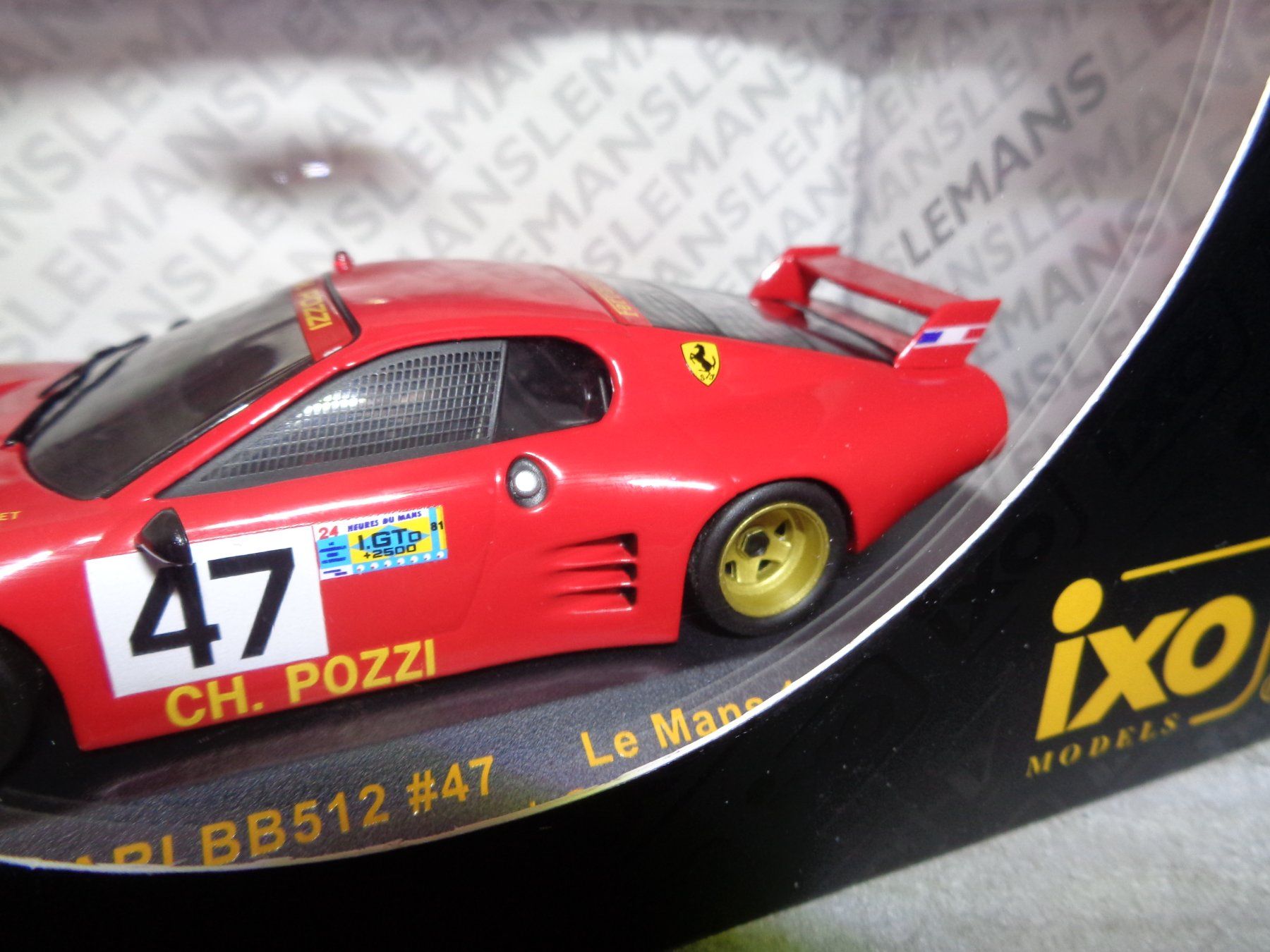 Ferrari Modellini d'auto: Ixo 1:43 Ferrari BB512 24 Heures du Mans 1981 – Nuovo e nell'imballaggio originale da Reconvilier venduto da rallycar 2