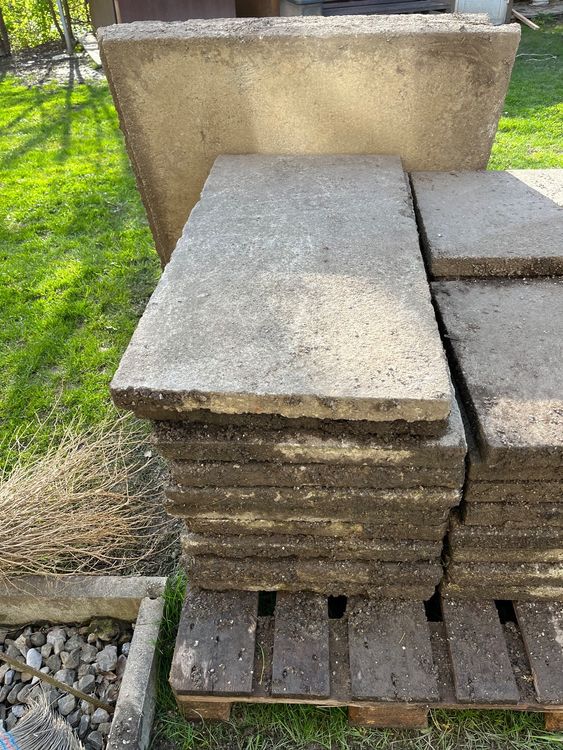 Gartenplatten Betonplatten 100x50x5cm 24Stk. Acheter sur Ricardo
