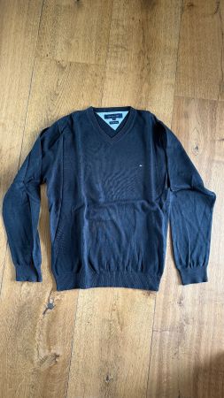 Tommy Hilfiger langarm Pullover schwarz