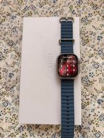 Apple Watch Ultra 3 Titan mit Ladezubehoer und Box