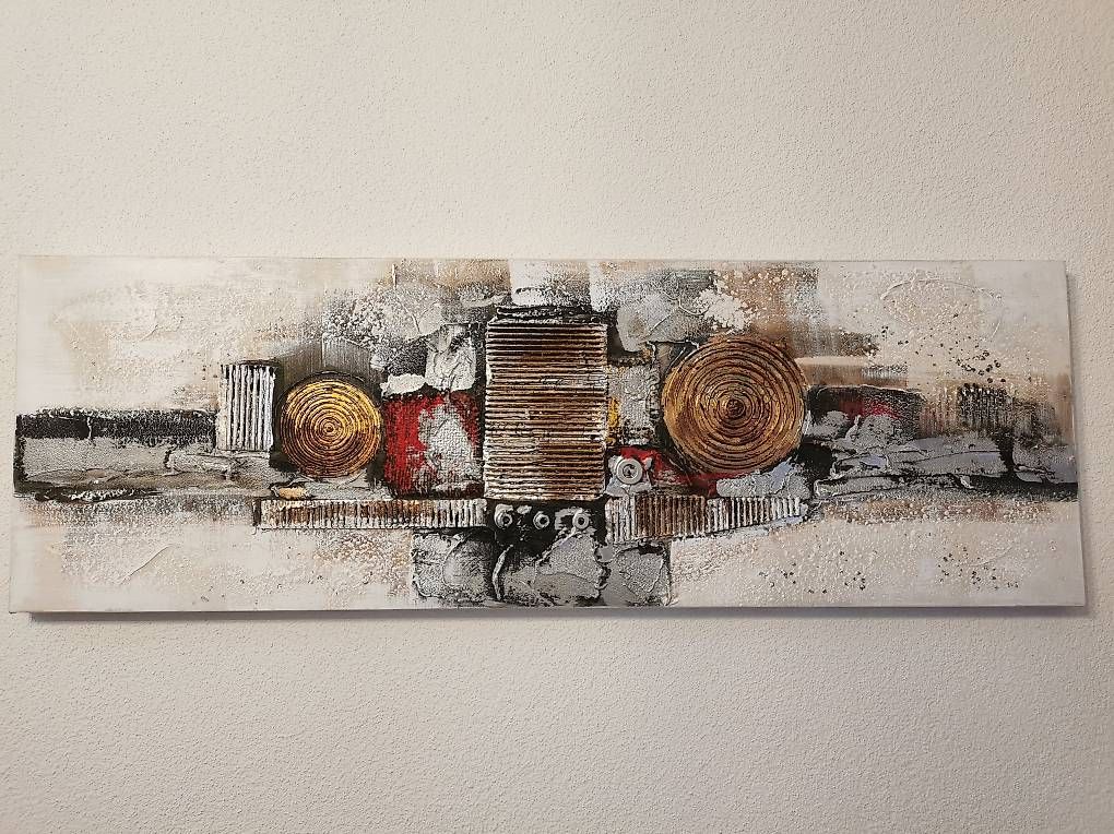Foto & Immagini: Modernes Original Leinwand Bild abstrakt  – Usato da Beckenried venduto da Angelfish 1
